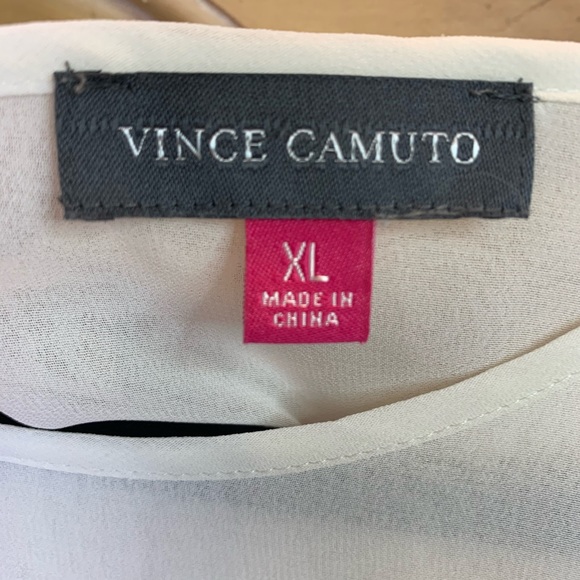 Vince Camuto Sleeveless Ruffle Blouse. Like New! - Picture 4 of 5